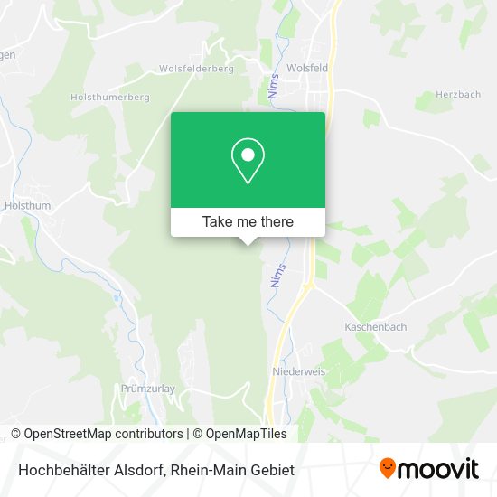Карта Hochbehälter Alsdorf