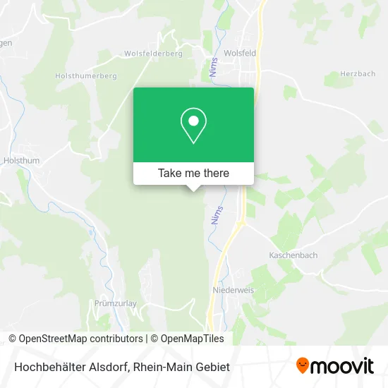 Карта Hochbehälter Alsdorf