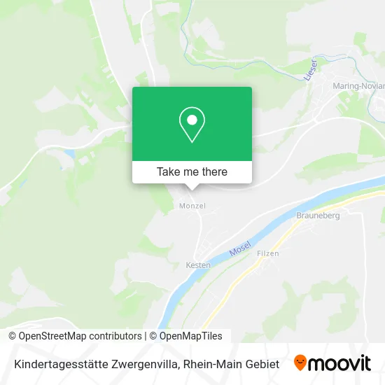 Карта Kindertagesstätte Zwergenvilla
