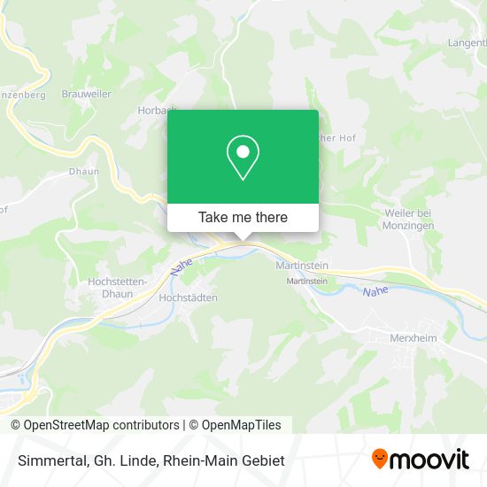 Карта Simmertal, Gh. Linde