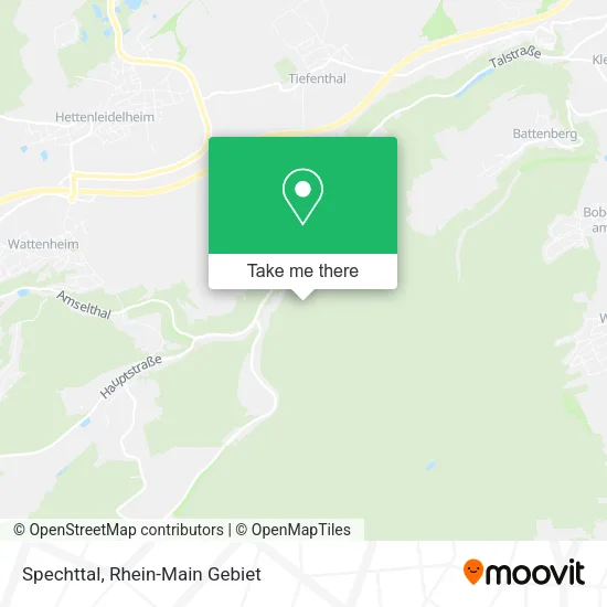 Карта Spechttal