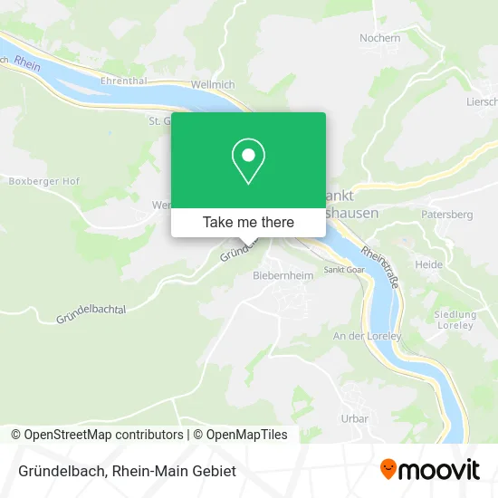 Карта Gründelbach