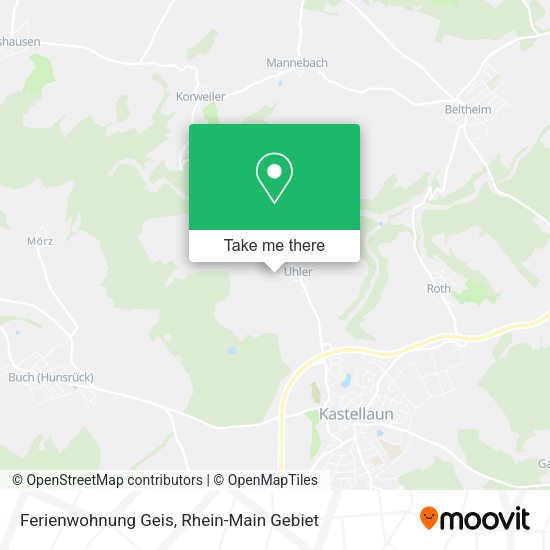 Карта Ferienwohnung Geis