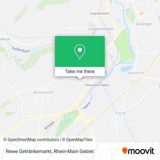 Карта Rewe Getränkemarkt