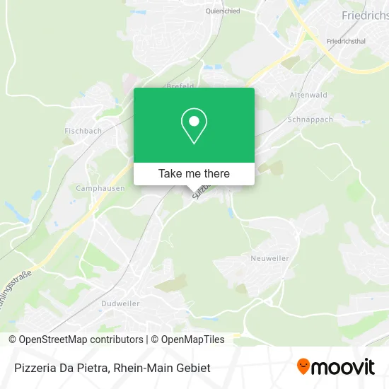 Карта Pizzeria Da Pietra