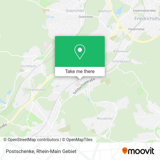 Карта Postschenke