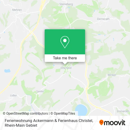 Карта Ferienwohnung Ackermann & Ferienhaus Christel