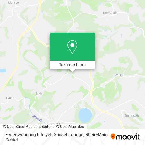 Карта Ferienwohnung Eifelyeti Sunset Lounge