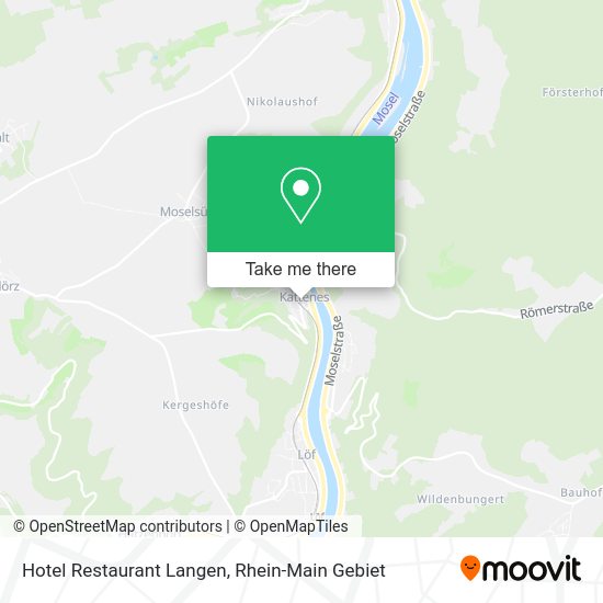 Карта Hotel Restaurant Langen