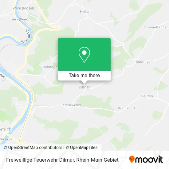 Карта Freiweillige Feuerwehr Dilmar