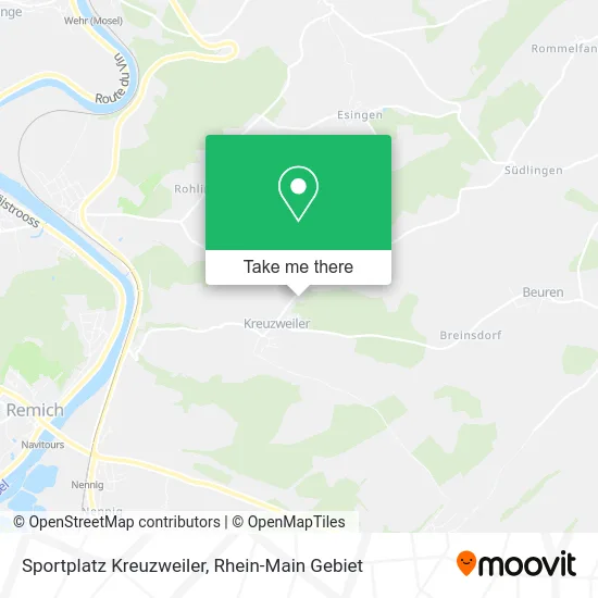 Карта Sportplatz Kreuzweiler