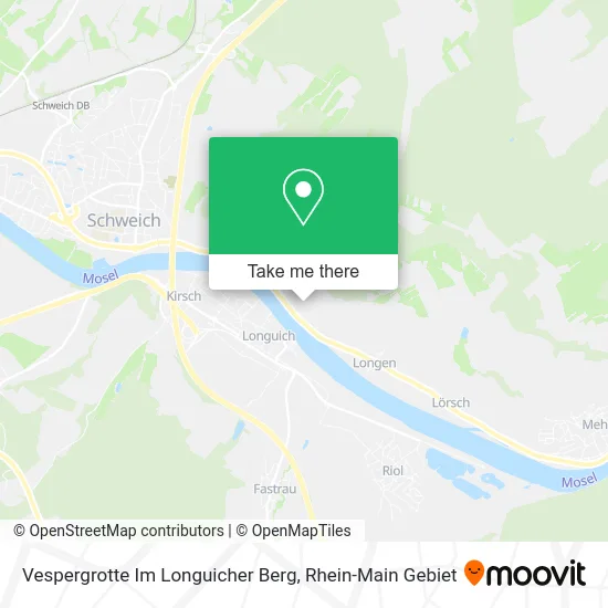 Карта Vespergrotte Im Longuicher Berg