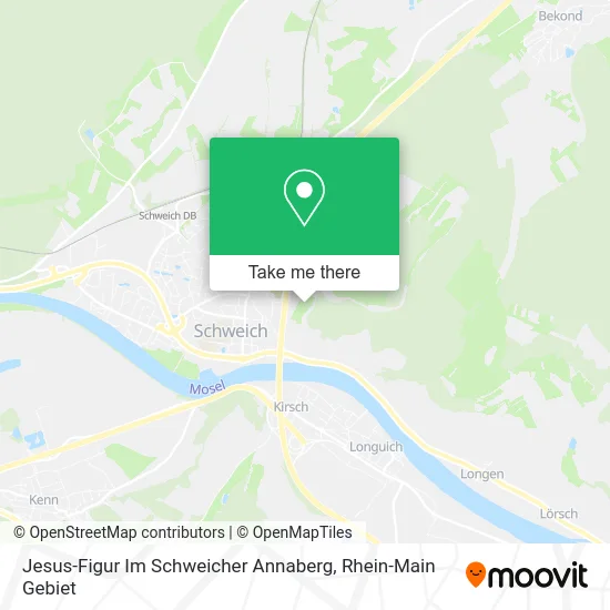 Карта Jesus-Figur Im Schweicher Annaberg