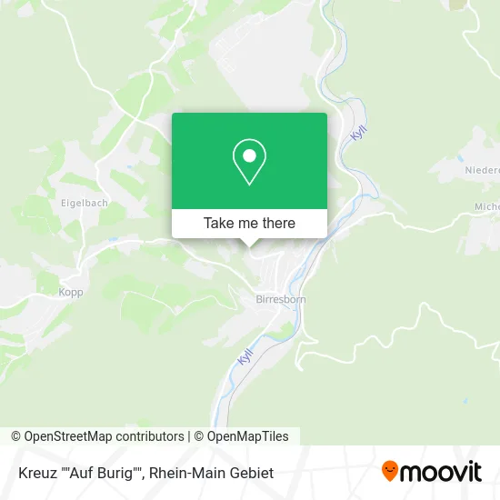 Карта Kreuz ""Auf Burig""