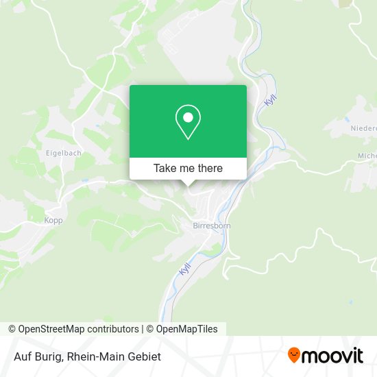 Карта Auf Burig