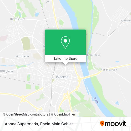 Карта Abone Supermarkt
