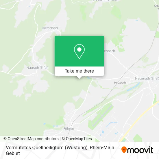 Карта Vermutetes Quellheiligtum (Wüstung)