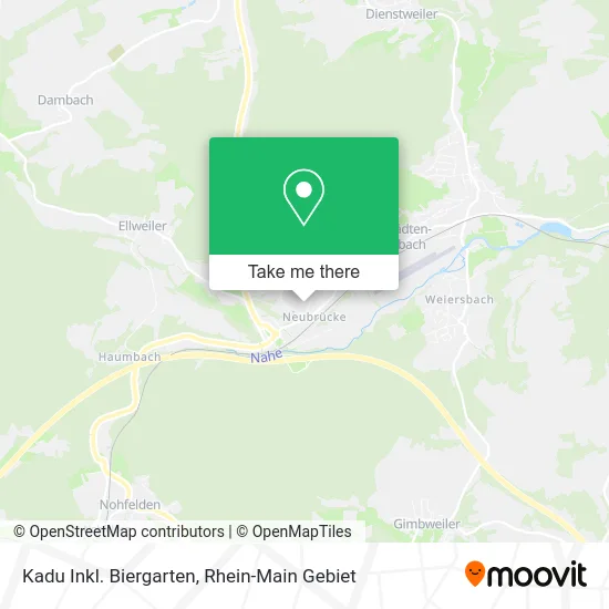 Карта Kadu Inkl. Biergarten