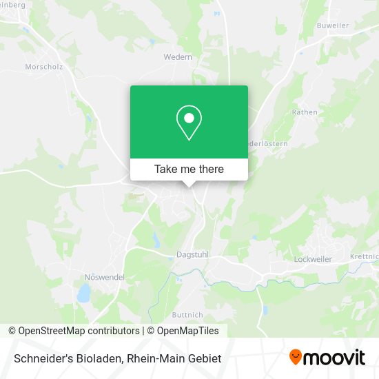 Карта Schneider's Bioladen