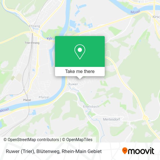 Карта Ruwer (Trier), Blütenweg