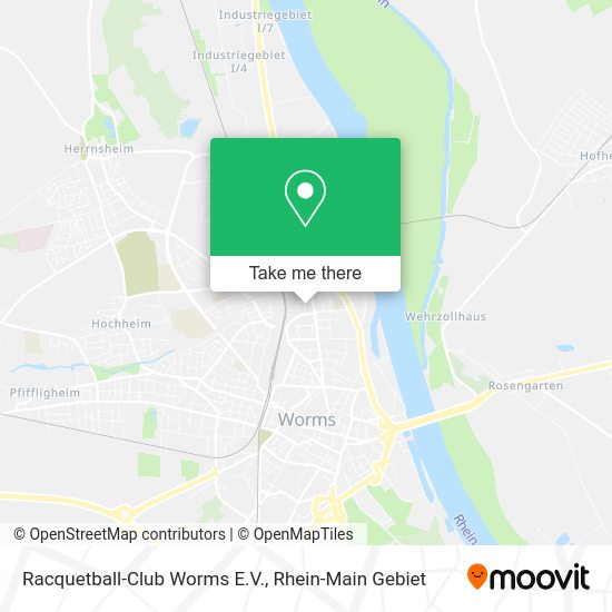 Карта Racquetball-Club Worms E.V.