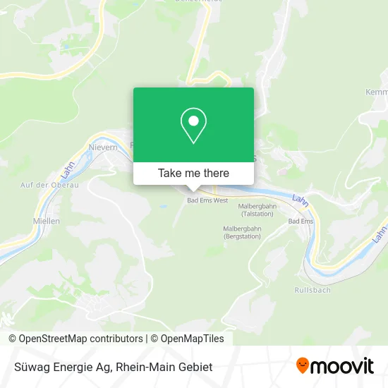 Карта Süwag Energie Ag