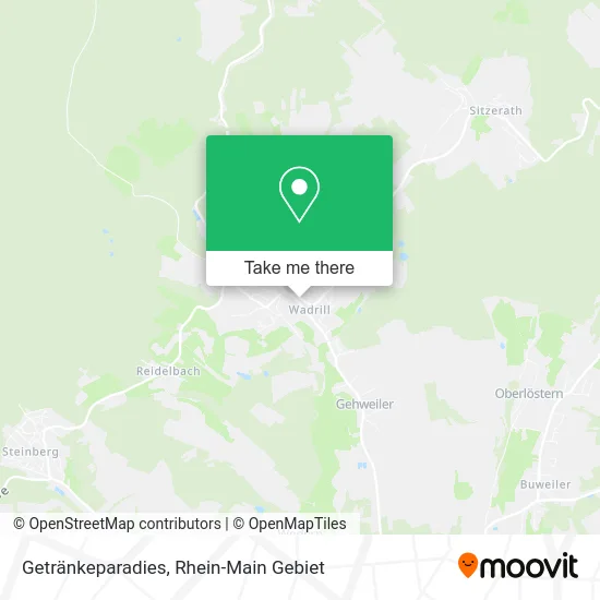 Карта Getränkeparadies