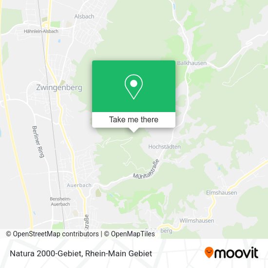 Карта Natura 2000-Gebiet