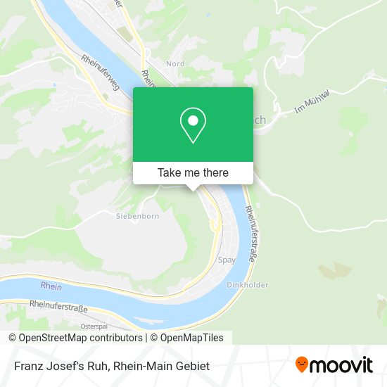 Карта Franz Josef's Ruh