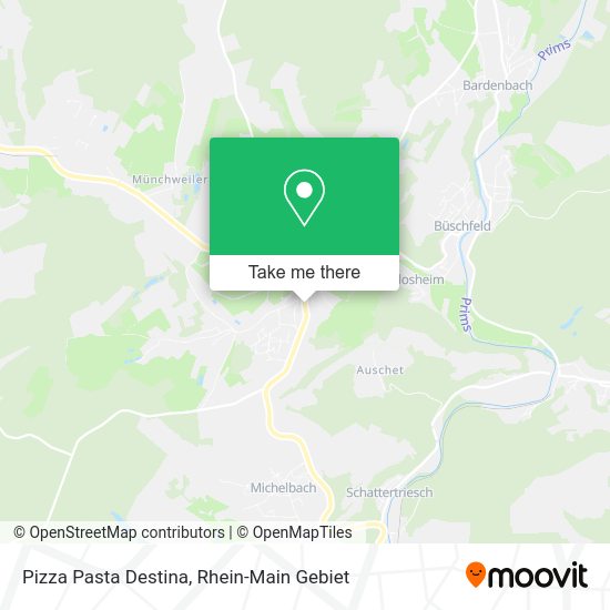 Карта Pizza Pasta Destina