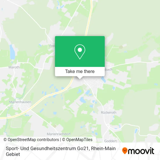 Карта Sport- Und Gesundheitszentrum Go21
