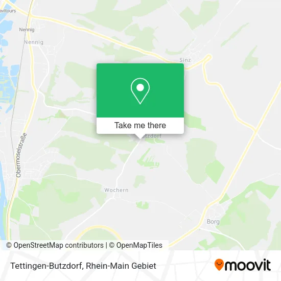 Карта Tettingen-Butzdorf