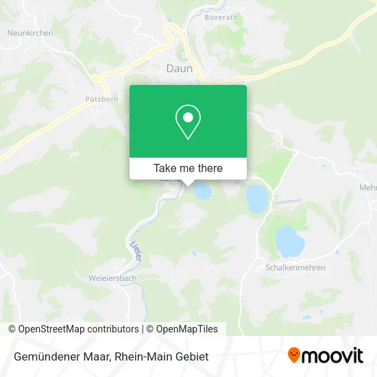 Карта Gemündener Maar