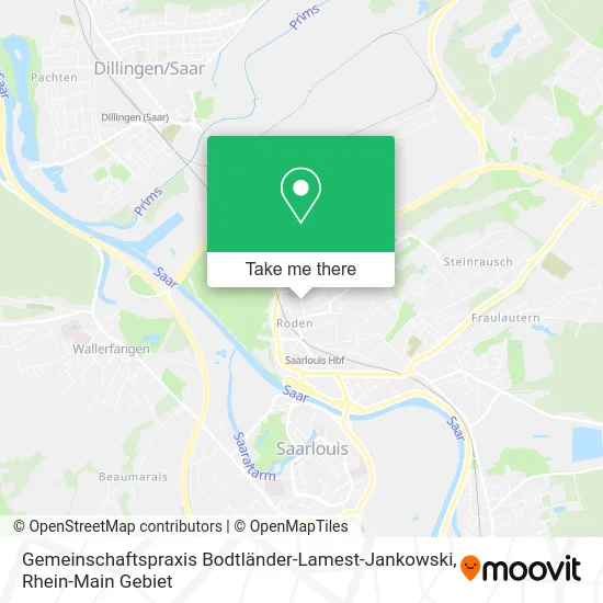 Карта Gemeinschaftspraxis Bodtländer-Lamest-Jankowski
