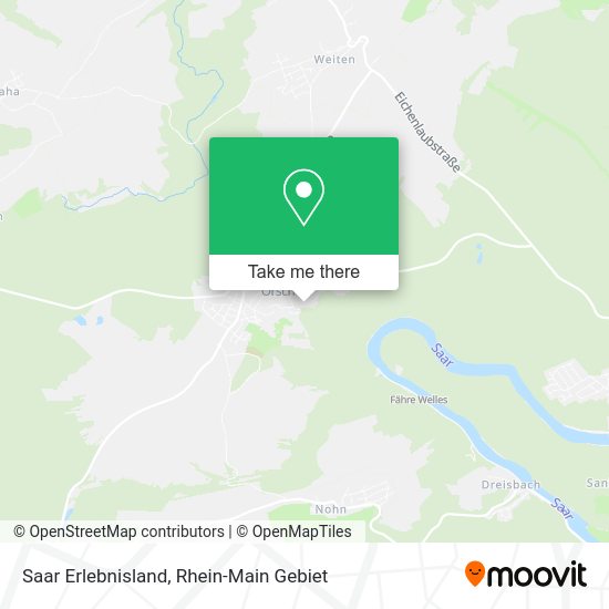 Карта Saar Erlebnisland