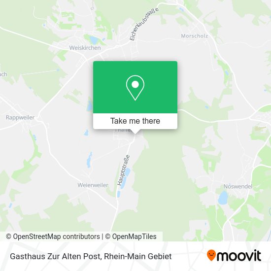 Карта Gasthaus Zur Alten Post