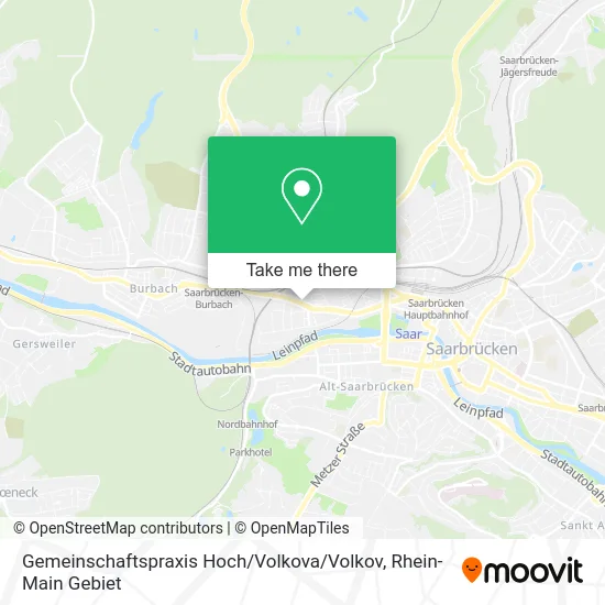 Карта Gemeinschaftspraxis Hoch / Volkova / Volkov