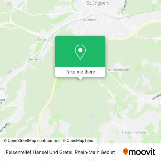 Карта Felsenrelief Hänsel Und Gretel