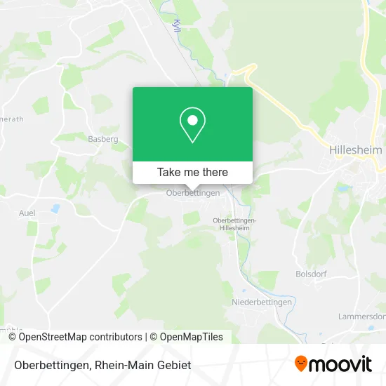 Карта Oberbettingen