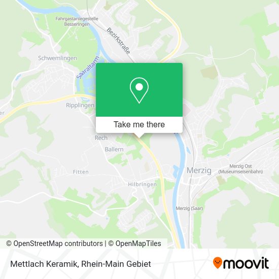 Карта Mettlach Keramik
