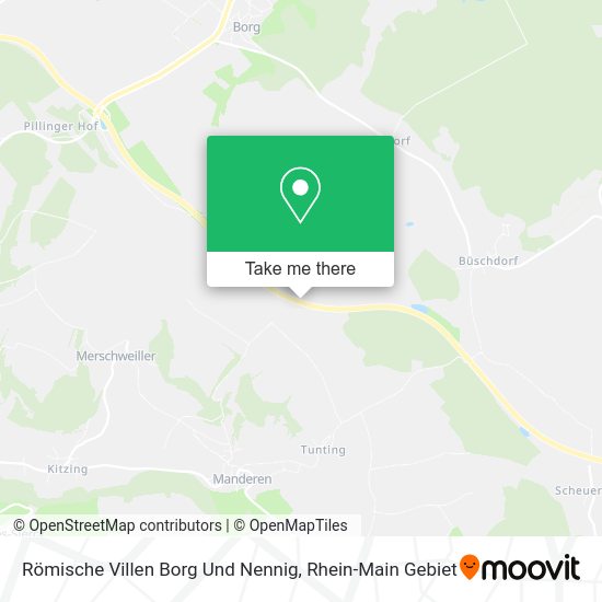 Карта Römische Villen Borg Und Nennig