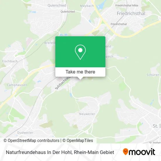 Карта Naturfreundehaus In Der Hohl