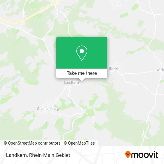 Landkern map