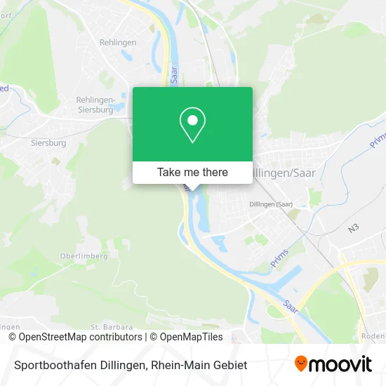 Карта Sportboothafen Dillingen