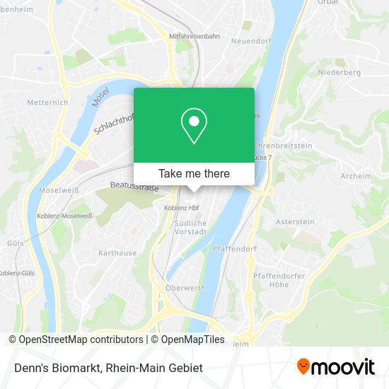 Карта Denn's Biomarkt