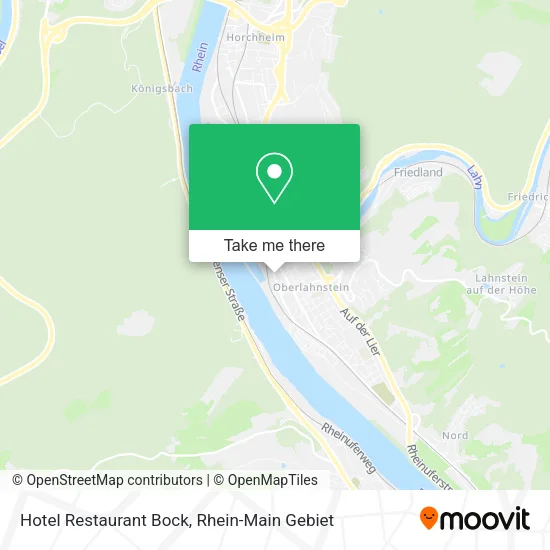 Карта Hotel Restaurant Bock