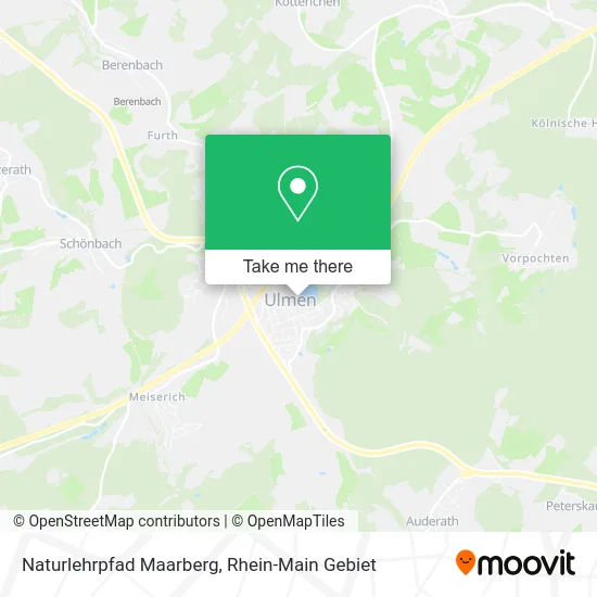 Карта Naturlehrpfad Maarberg