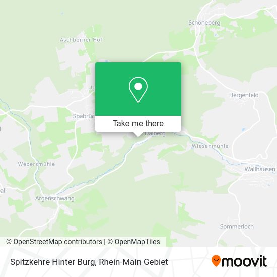Карта Spitzkehre Hinter Burg