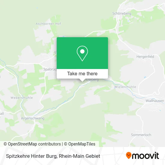 Карта Spitzkehre Hinter Burg