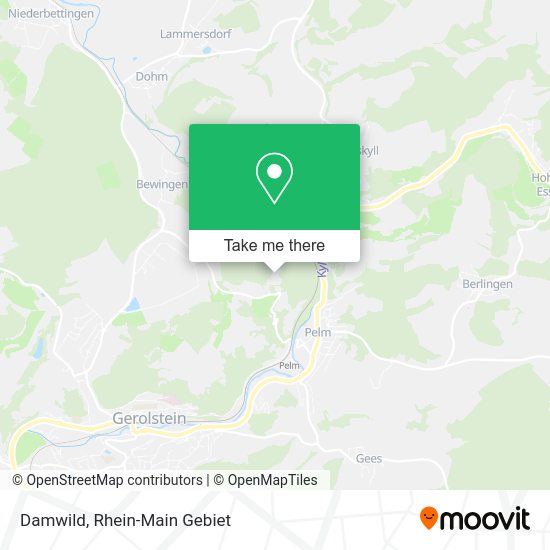 Карта Damwild